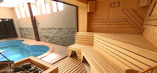 spa wellness landscape with regulated air humidification