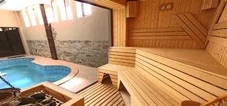 spa wellness-landschaft mit regulierter luftbefeuchtung 