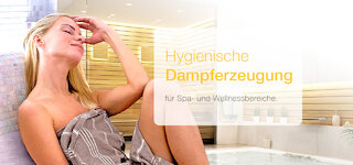 Damperzeugung für Dampfbad, Dampfdusche, Hamam in Spa und  Wellness Bereichen