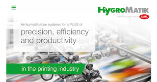 Hygromatik systems for air humidification in printing industry @ 