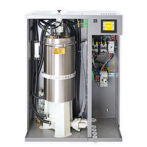air humidification system steam production with stainless steel cylinder