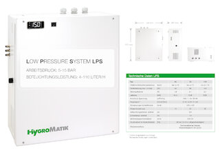 Technische Daten LPS Luftbefeuchtung @ 