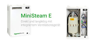 Luftbefeuchtung Direktraumbefeuchtung MiniSteam