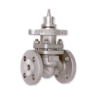 Regelventil A eines Druckdampfbefeuchters für Systeme zur Luftbefeuchtung mit vorhandenen Druckdampf von HygroMatik. @ 