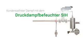 HygroMatik Druckdampfbefeuchter SIH für eine effiziente Luftbefeuchtung.