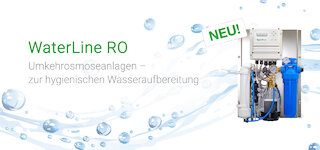 WaterLine ROC Umkehrosmose Anlage zur Wasseraufbereitung für Luftbefeuchtung.
