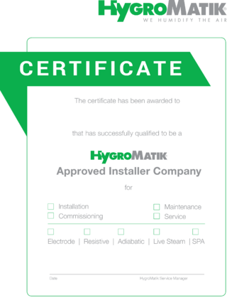 humidification de l'air hygiène qualité certificat @ 