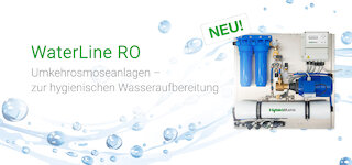 WaterLine ROC 140 Umkehrosmose Anlage zur Wasseraufbereitung für Luftbefeuchtung.